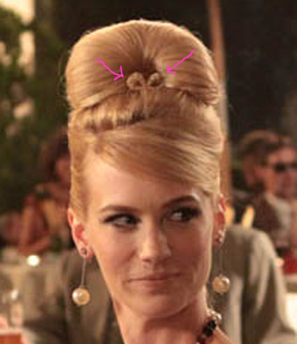 And what about Betty's preLadyGaga hair bow betty draper's hair bow