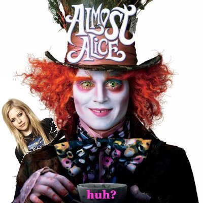 Today in Secret Shames Avril Lavigne's Alice on the Alice in Wonderland 